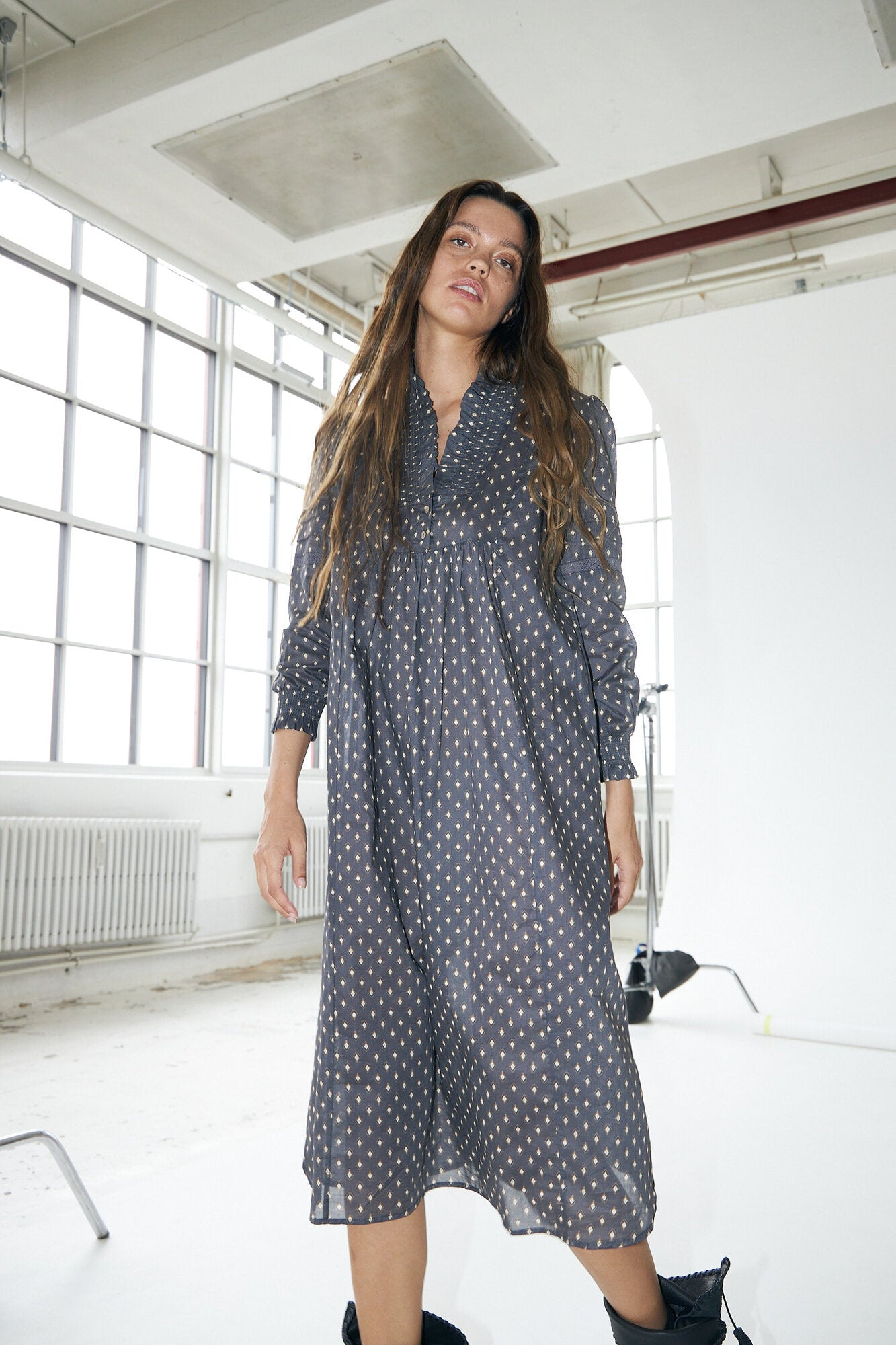 Sagi Maxi kjole - Dark Blue